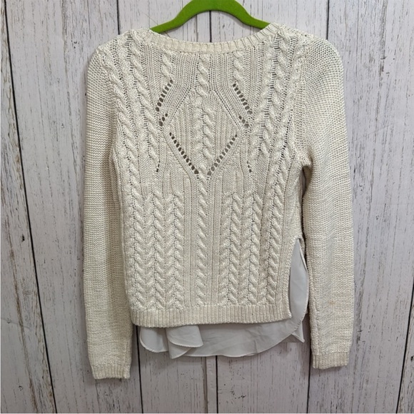 Anthropologie Moth Cream Knit Sweater - Picture 2 of 9